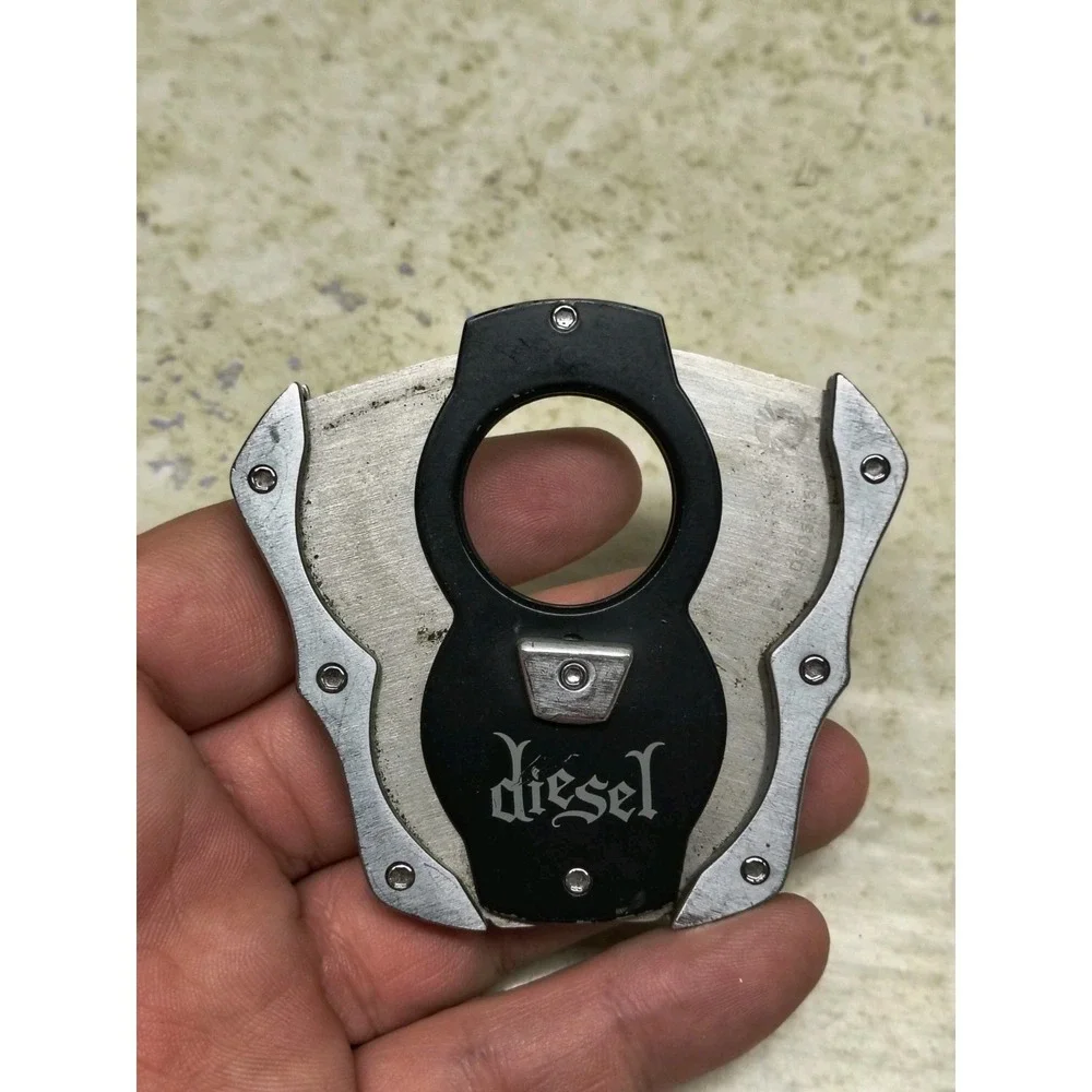 Colibri‎ Cut Cigar Cutter Double Guillotine Black & Silver